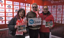 Presentes en la visita de Jose Rodríguez al Anxo Carro