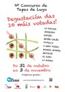 El 9º Concurso de Tapas de Lugo continuará durante este puente con la cata del jurado técnico