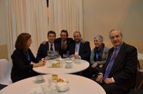 Feijóo y López Orozco se reunieron con Cheché Real esta mañana en Fitur
