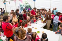 La Apehl colaboró en un taller de cocina infantil enmarcado en el programa del San Froilán Miúdo