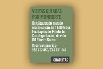 Primeras visitas guiadas por Monforte en el marco del XIV Estase Cocendo