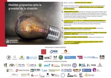 La hostelería se apaga ante la crisis energética