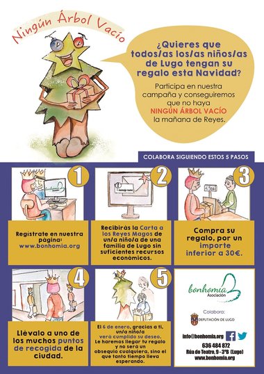 La asociación Bonhomia pone en marcha la campaña `Ningún árbol vacío´