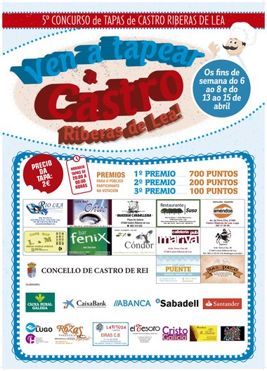 Doce establecimientos participan en el V Concurso de Tapas de Castro de Ribeiras de Lea