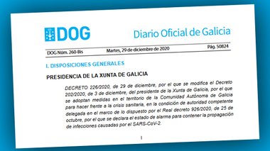 Medidas especiales para la hostelería los días 31 de diciembre y 1 de enero