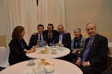 Feijóo y López Orozco se reunieron con Cheché Real esta mañana en Fitur