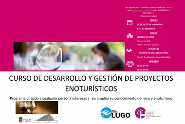 La Apehl impartirá en Monforte un curso sobre desarrollo y gestión de proyectos enoturísticos