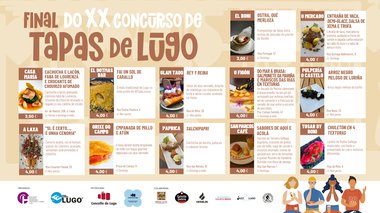 El jurado técnico del XX Concurso de Tapas de Lugo valorará las 12 tapas finalistas este fin de semana