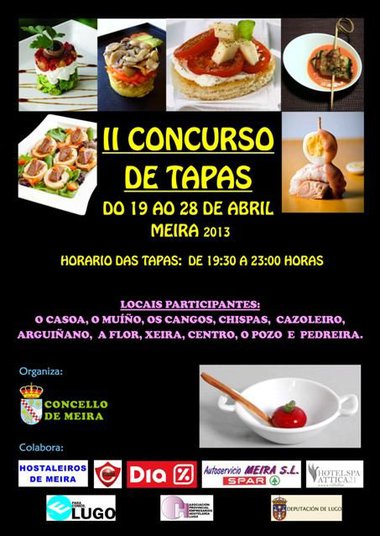 Pistoletazo de salida del concurso de tapas de Meira