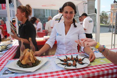 Mañana, en la etapa lucense de La Vuelta, varios cocineros exhibirán su buen hacer en el estand de …E para comer, Lugo