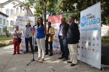 Presentación del puesto de … E para comer, Lugo en la Vuelta Ciclista a España 2015