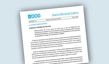 Adhesión de las empresas al bono Quedamos en Galicia 2