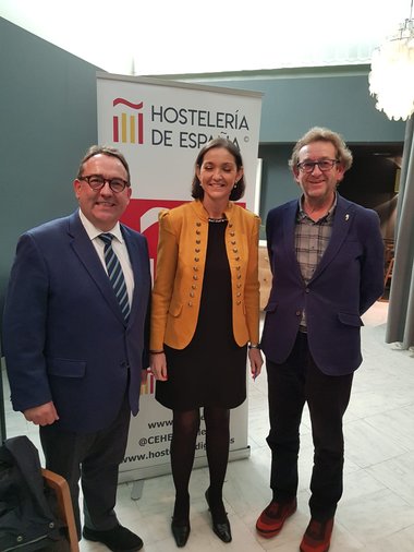 Hostelería de España traslada las principales inquietudes del sector a la Ministra de Turismo