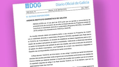Ayudas del Programa estatal de incentivos a la movilidad eficiente y sostenible