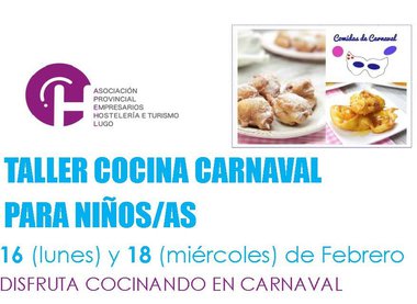La Apehl convoca un nuevo taller de cocina infantil para el Carnaval